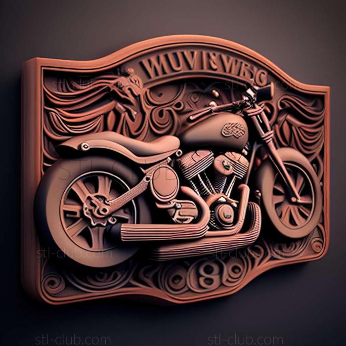 3D мадэль Harley Davidson SuperLow (STL)